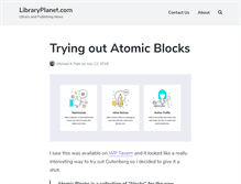 Tablet Screenshot of libraryplanet.com